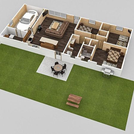פיג'ן פורג' The Brick House: Brand New! 3 Bedroom Home With Private Driveway מראה חיצוני תמונה