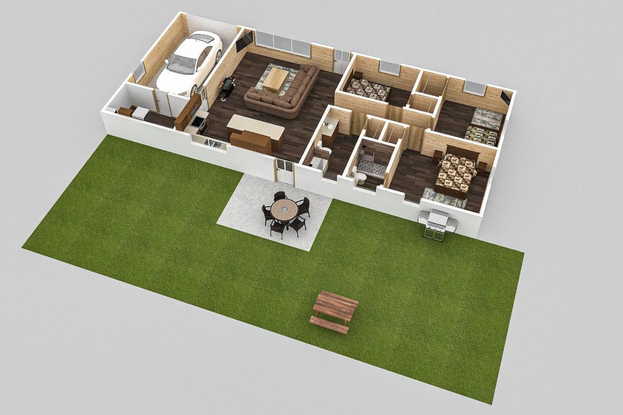 פיג'ן פורג' The Brick House: Brand New! 3 Bedroom Home With Private Driveway מראה חיצוני תמונה